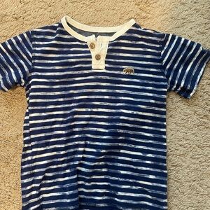 Blue Striped Lucky Brand Kids Shirt